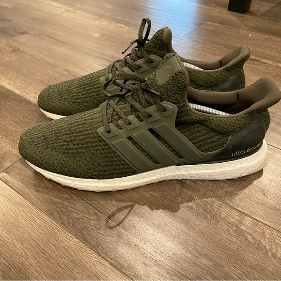 adidas Other - Adidas Ultra Boost Forest Green Running Shoes